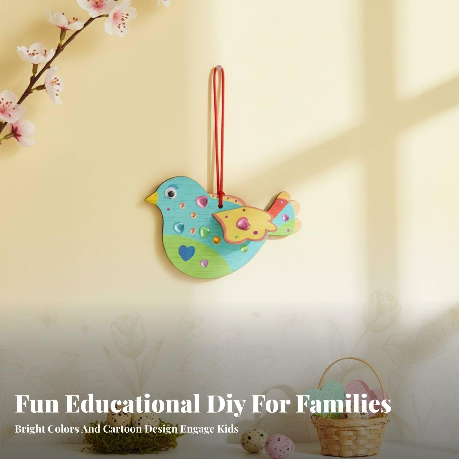 Kids Education Activities - 어린이용 DIY 나무 새 장식품 제작