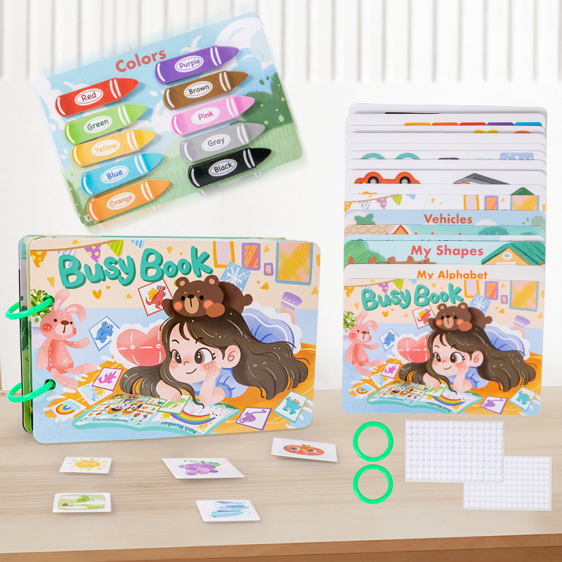 몬테소리 어린이 바쁜 책 나의 첫 조용한 책 12가지  - Kids First Education 리뷰 및 가격